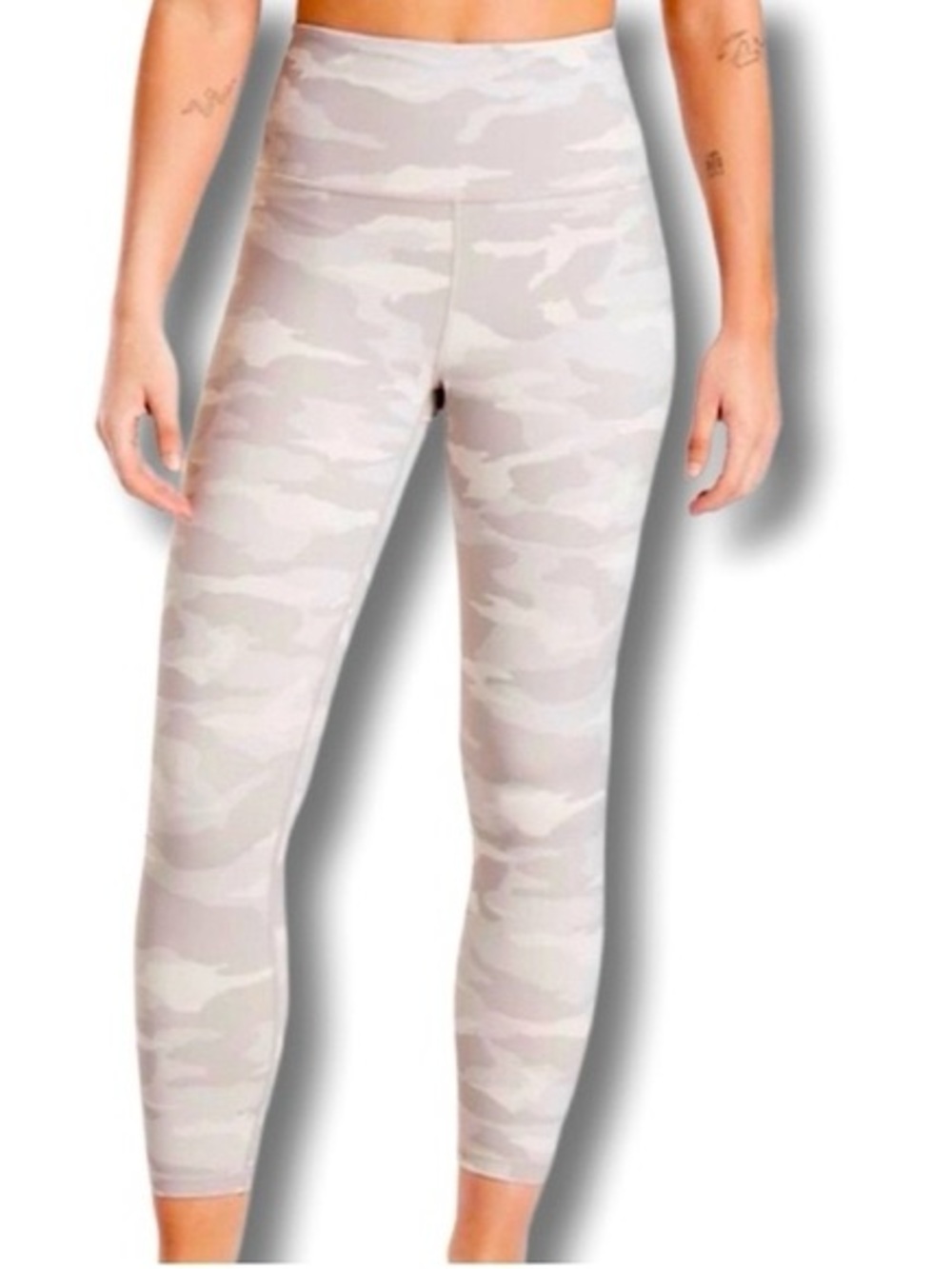 Athleta 7/8 camo gray leggings. Size s